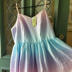 Magnolia Place Rainbow Swing dress 4X new with tags